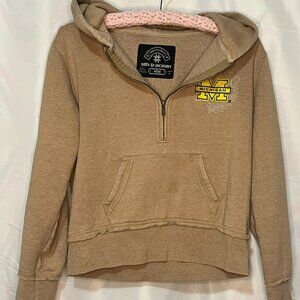 Victoria’s Secret Pink 5TH & Ocean Sweatshirt 1/2 zip Sz M Michigan Wolverines